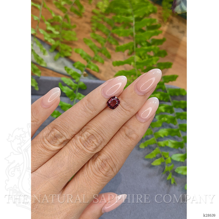 1.21 Ct. Purplish Red Spinel from Burma (Myanmar)
