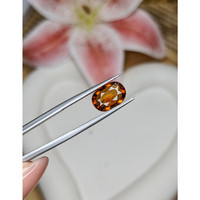 2.70 Ct. Orange Hessonite Garnet from Madagascar Life Style