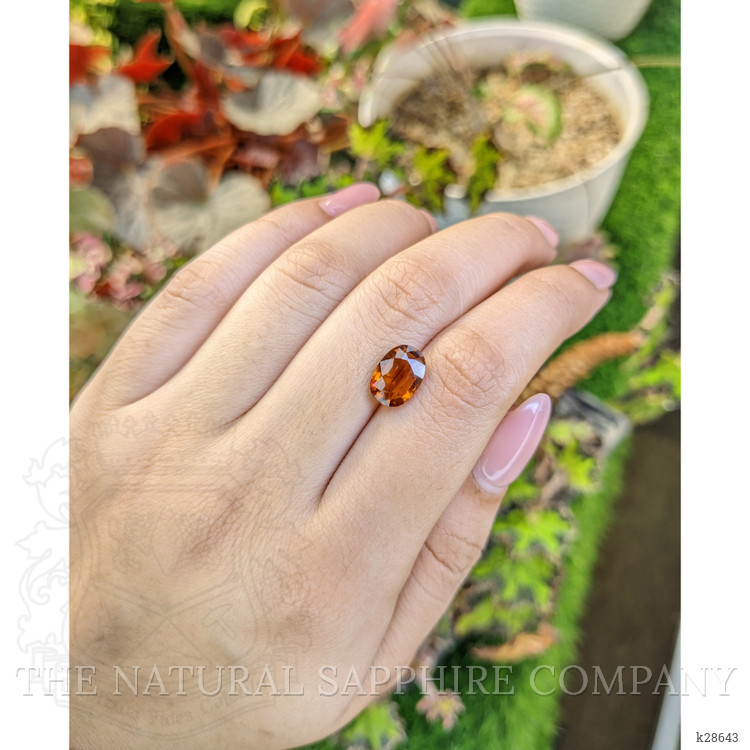 2.70 Ct. Orange Hessonite Garnet from Madagascar