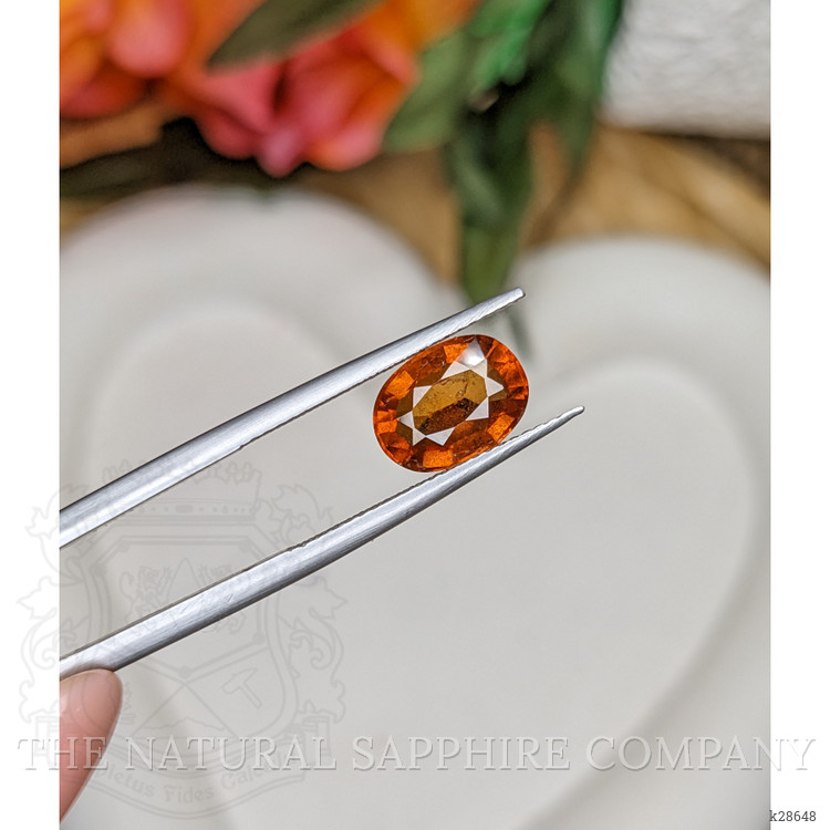 2.59 Ct. Orange Hessonite Garnet from Madagascar
