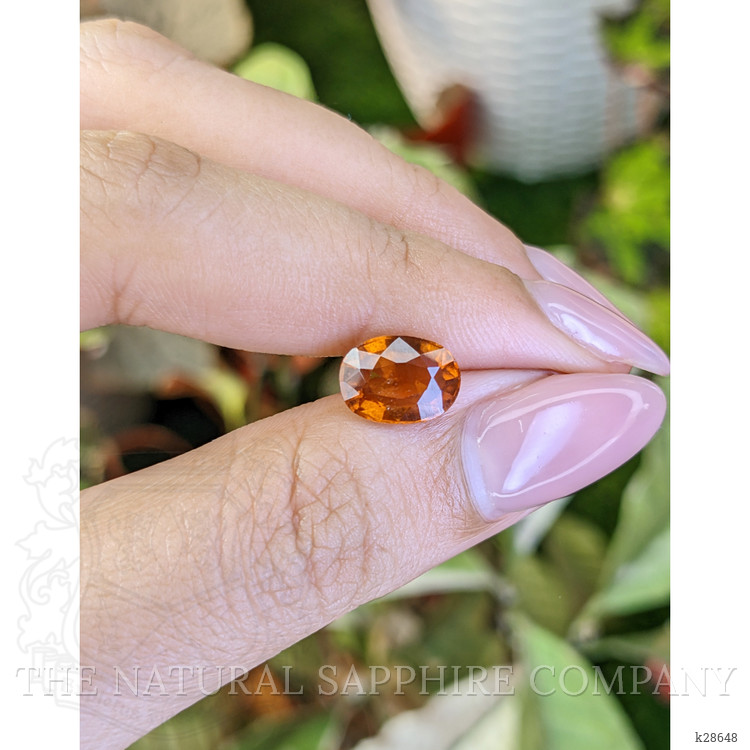 2.59 Ct. Orange Hessonite Garnet from Madagascar