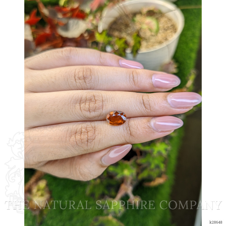 2.59 Ct. Orange Hessonite Garnet from Madagascar