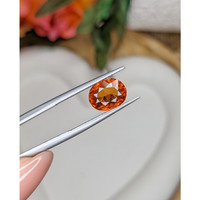 2.60 Ct. Orange Hessonite Garnet from Madagascar Life Style