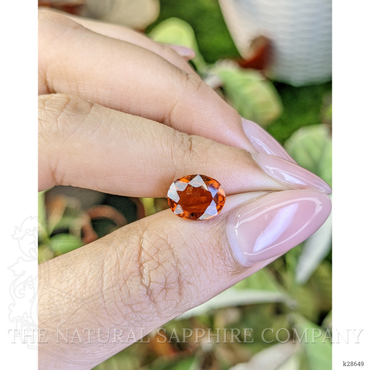 2.60 Ct. Orange Hessonite Garnet from Madagascar