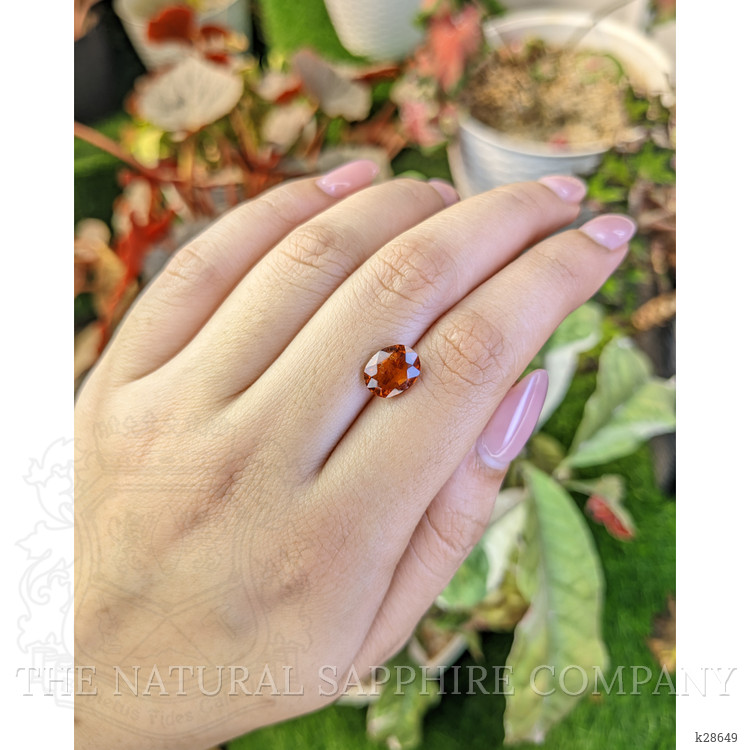 2.60 Ct. Orange Hessonite Garnet from Madagascar