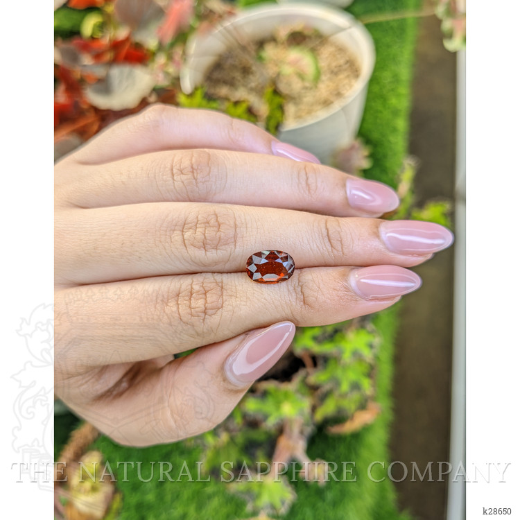 2.91 Ct. Reddish Brown Hessonite Garnet from Madagascar