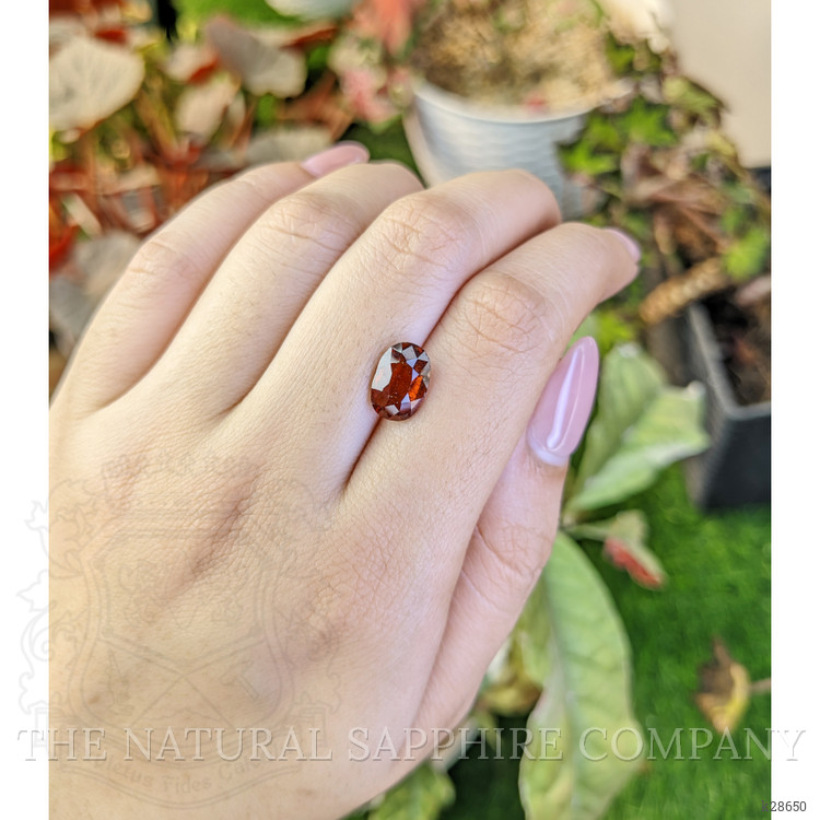 2.91 Ct. Reddish Brown Hessonite Garnet from Madagascar
