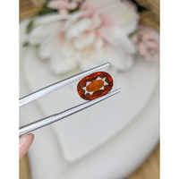 2.91 Ct. Reddish Brown Hessonite Garnet from Madagascar Life Style