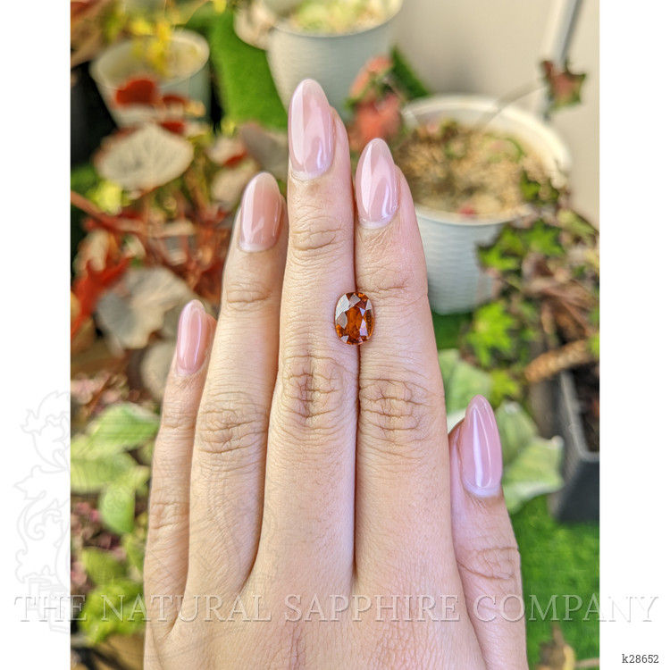 2.26 Ct. Orange Hessonite Garnet from Madagascar