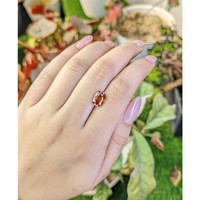 2.26 Ct. Orange Hessonite Garnet from Madagascar Life Style