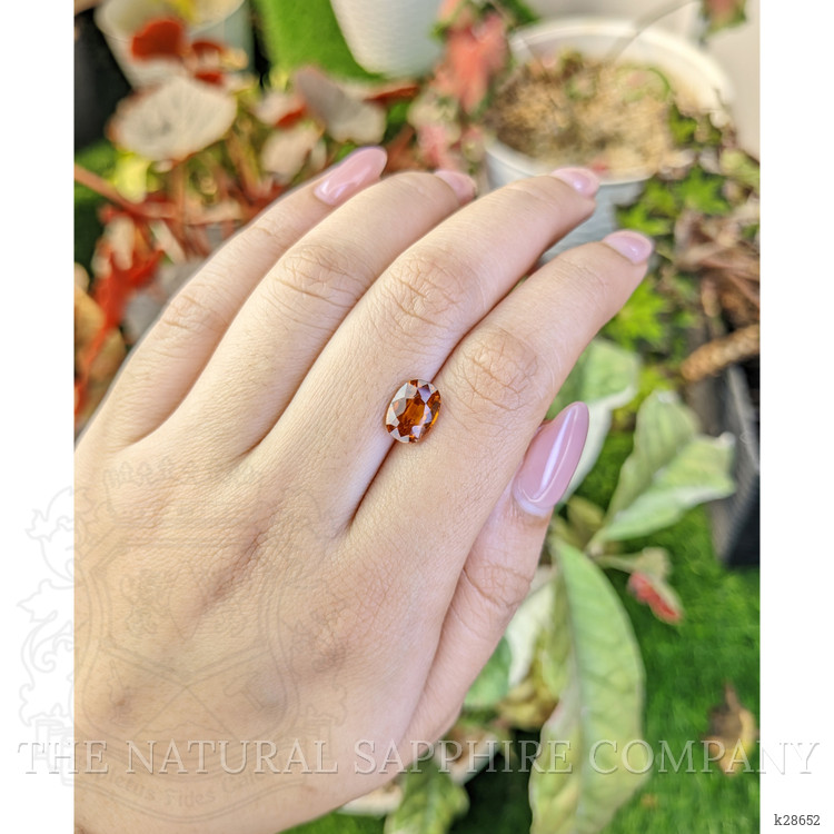 2.26 Ct. Orange Hessonite Garnet from Madagascar