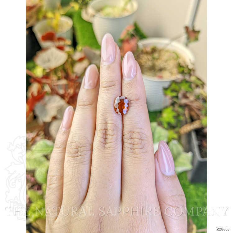 2.92 Ct. Orange Hessonite Garnet from Madagascar