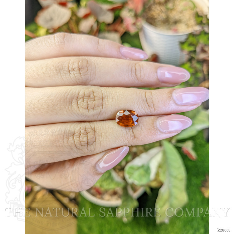 2.92 Ct. Orange Hessonite Garnet from Madagascar
