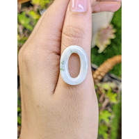 13.40 Ct. Bluish Green Jade from Burma (Myanmar) Life Style