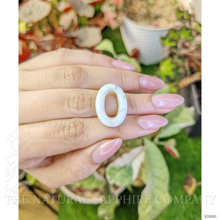 13.85 Ct. Green Jade from Burma (Myanmar)