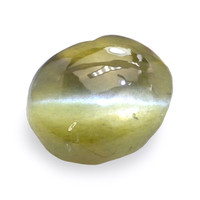 0.52 Ct. Yellowish Green Cabochon Chrysoberyl from Ceylon (Sri Lanka) Video