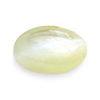 0.83 Ct. Yellowish Green Cabochon Chrysoberyl from Ceylon (Sri Lanka) Video