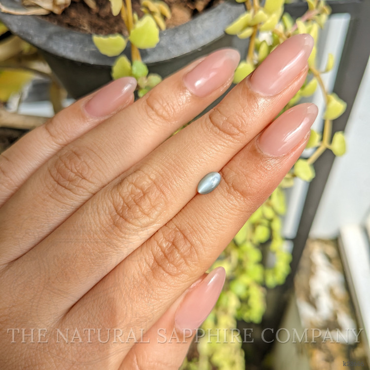 0.64 Ct. Green Cabochon Chrysoberyl from Ceylon (Sri Lanka)