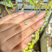 0.82 Ct. Yellowish Green Cabochon Chrysoberyl from Ceylon (Sri Lanka) Life Style