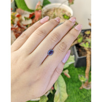 0.82 Ct. Purplish Blue Iolite from Ceylon (Sri Lanka) Life Style