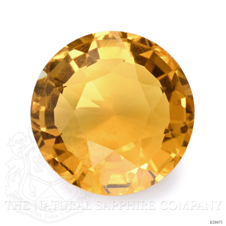 5.04 Ct. Orangish Yellow Citrine from Brazil