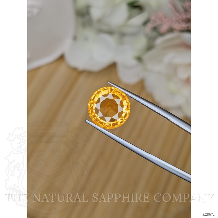 5.04 Ct. Orangish Yellow Citrine from Brazil