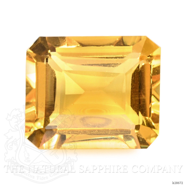 5.53 Ct. Orangish Yellow Citrine from Brazil