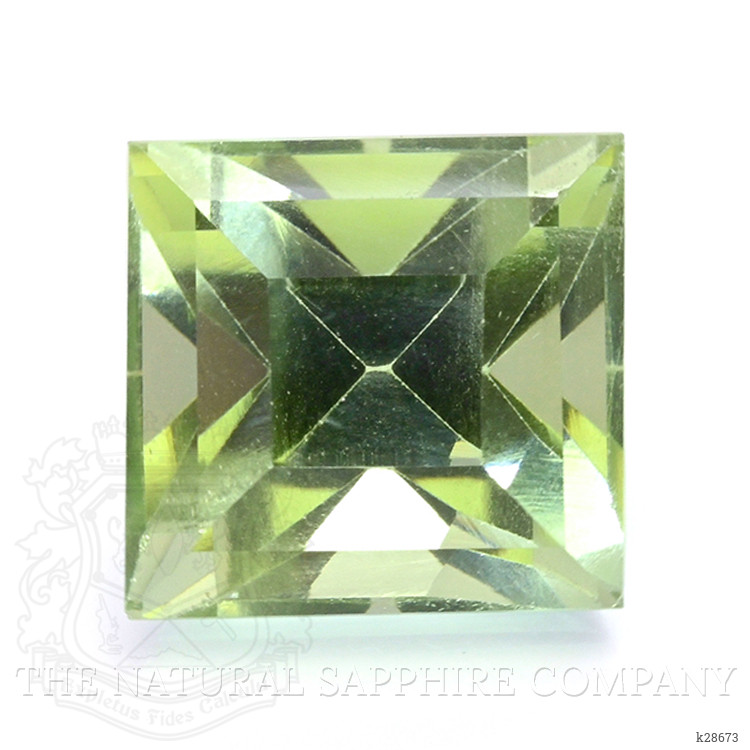 7.46 Ct. Yellowish Green Prasiolite from Brazil