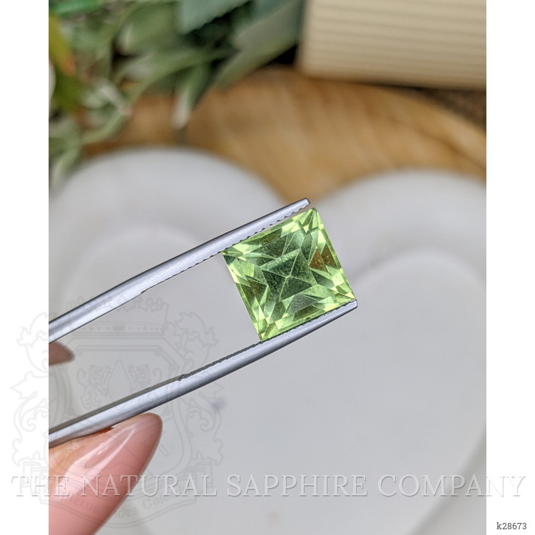 7.46 Ct. Yellowish Green Prasiolite from Brazil