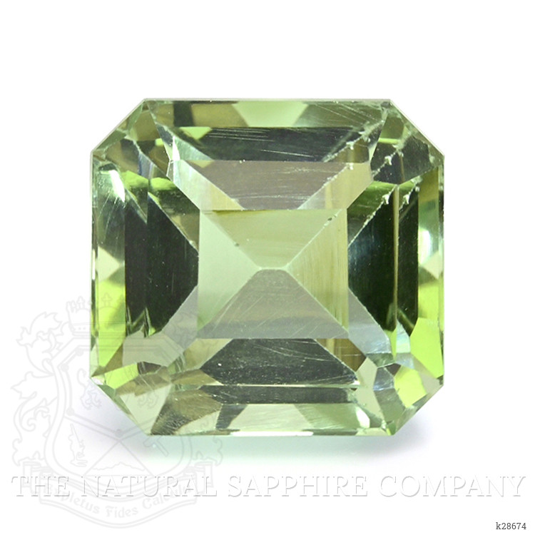 10.08 Ct. Yellowish Green Prasiolite from Brazil