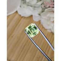 10.08 Ct. Yellowish Green Prasiolite from Brazil Life Style
