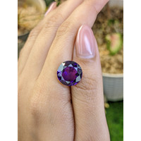 7.25 Ct. Purple Amethyst from Brazil Life Style