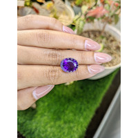 10.23 Ct. Purple Amethyst from Brazil Life Style
