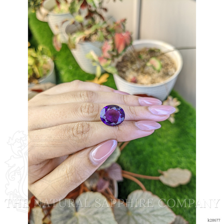 10.84 Ct. Purple Amethyst from Brazil