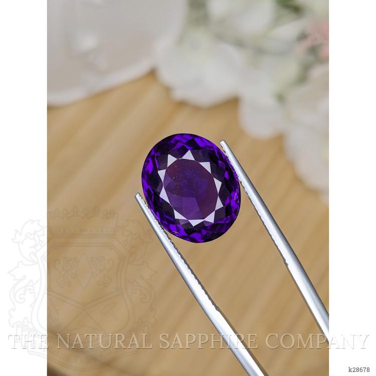 11.37 Ct. Purple Amethyst from Brazil