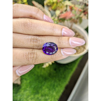 11.37 Ct. Purple Amethyst from Brazil Life Style