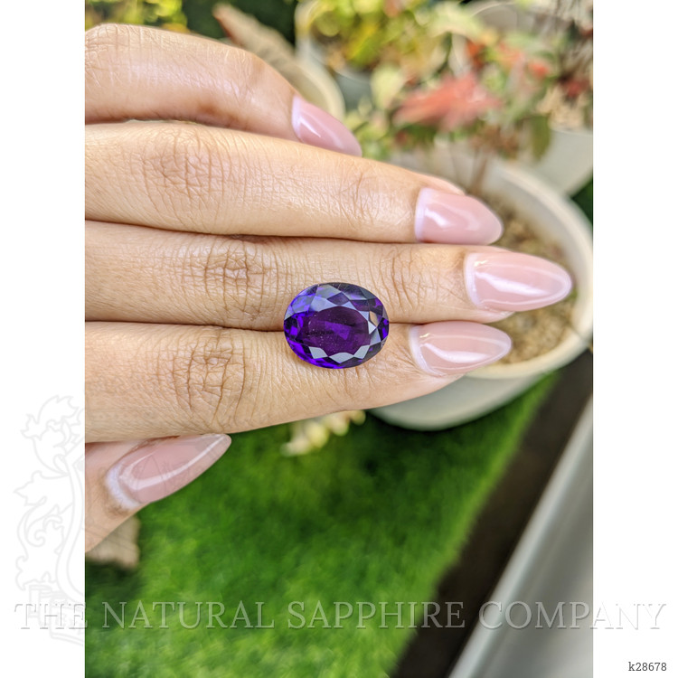 11.37 Ct. Purple Amethyst from Brazil