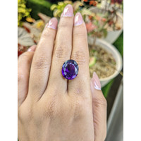 11.37 Ct. Purple Amethyst from Brazil Life Style