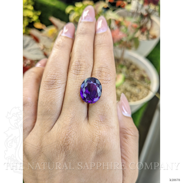 11.37 Ct. Purple Amethyst from Brazil