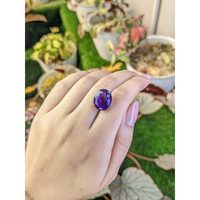 11.67 Ct. Purple Amethyst from Brazil Life Style