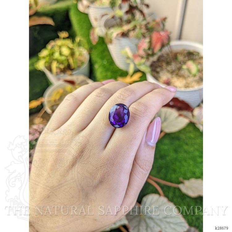 11.67 Ct. Purple Amethyst from Brazil