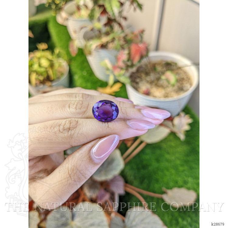 11.67 Ct. Purple Amethyst from Brazil