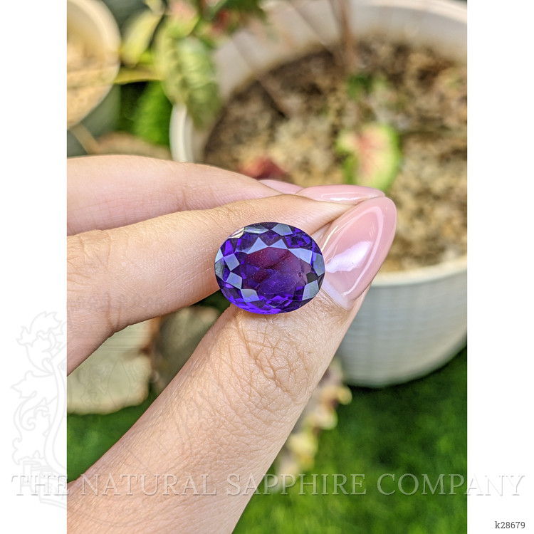 11.67 Ct. Purple Amethyst from Brazil