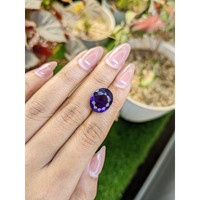9.41 Ct. Purple Amethyst from Brazil Life Style