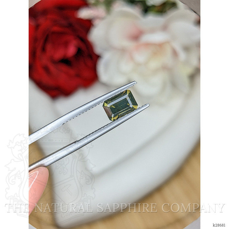 1.85 Ct. Yellowish Green Zircon from Ceylon (Sri Lanka)