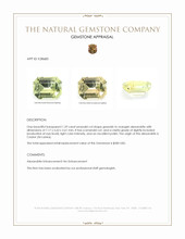1.29 Ct. Alexandrite from Ceylon (Sri Lanka) Appraisal