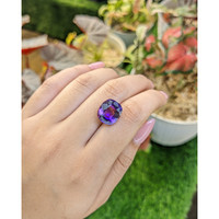 7.21 Ct. Bi Color Ametrine from Madagascar Life Style