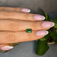 1.60 Ct. Tsavorite Garnet from Tanzania Life Style