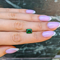 2.08 Ct. Tsavorite Garnet from Tanzania Life Style