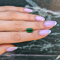 3.03 Ct. Tsavorite Garnet from Tanzania Life Style